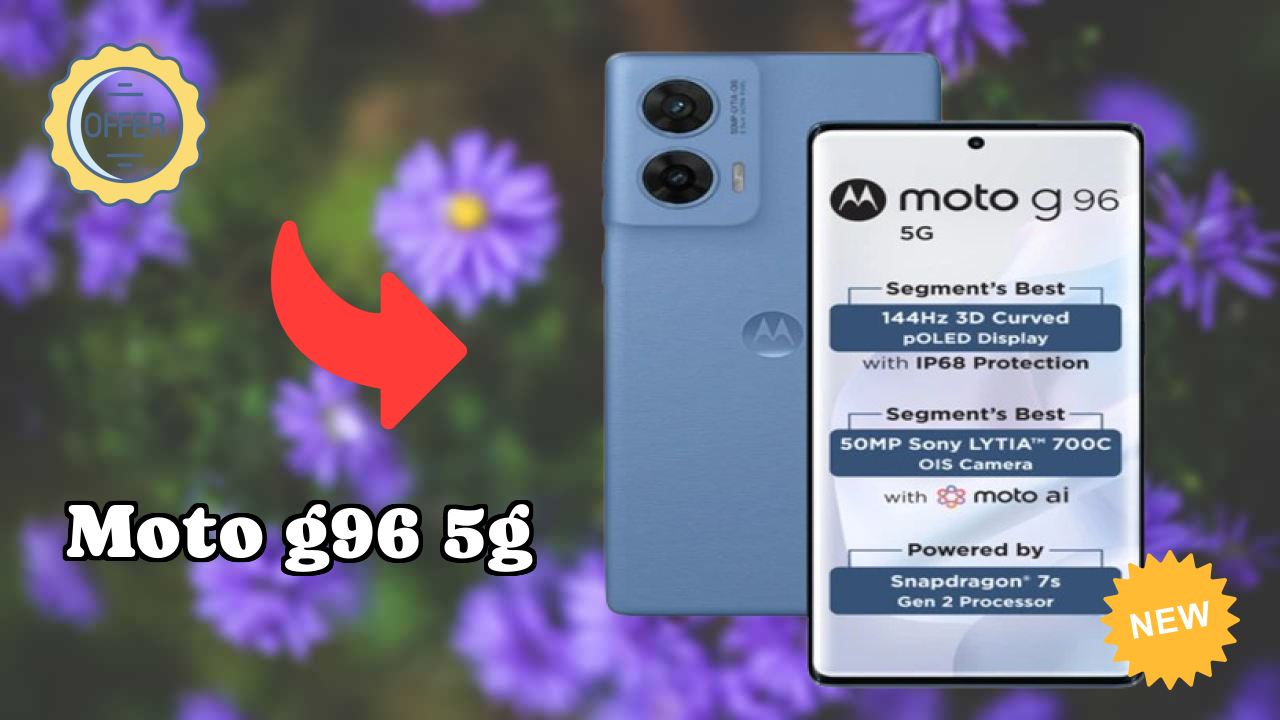 Moto G96 5G Price Drop: Just ₹16,499 Available Now