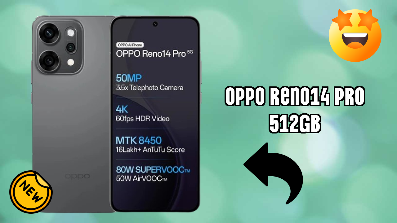 OPPO Reno14 Pro 512GB RAM Performance: 12 GB RAM Multitasking